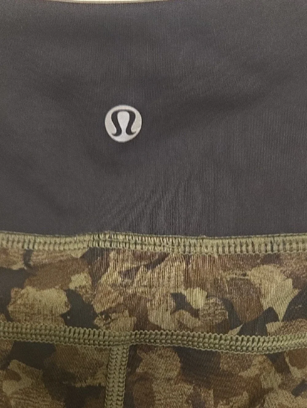 lululemon athletica Camo Capri Leggings - Black & Olive